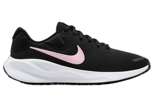 Nike Revolution 7 Black White Medium Soft Pink (Women's)