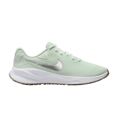 Nike Revolution 7 Barely Green White Platinum Tint Metallic Silver (Women's)