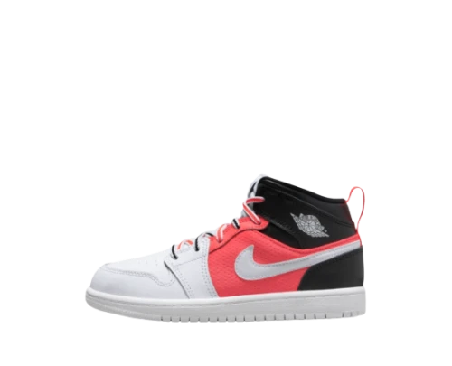 Jordan 1 Mid SE Black Infrared 23 White (PS)
