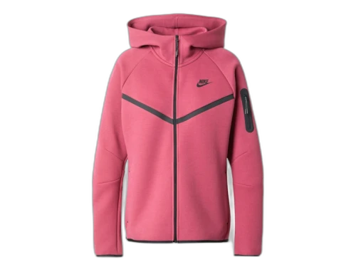 Nike Women's Sportswear Tech Fleece Windrunner Full-Zip Hoodie Sweet Beet/Black