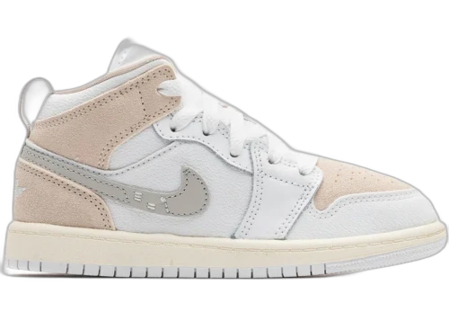 Jordan 1 Mid SE Craft Inside Out Tech Grey (PS)