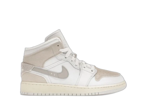 Jordan 1 Mid SE Craft Inside Out Tech Grey (GS)