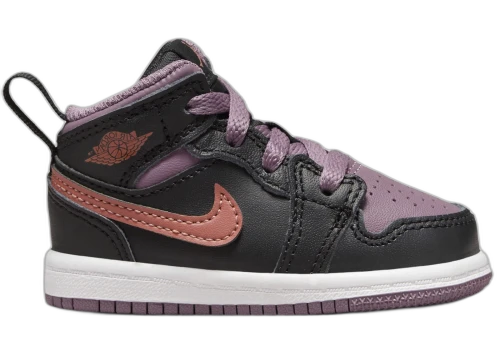Jordan 1 Mid SE Black Sky J Mauve White Sky J Orange (TD)