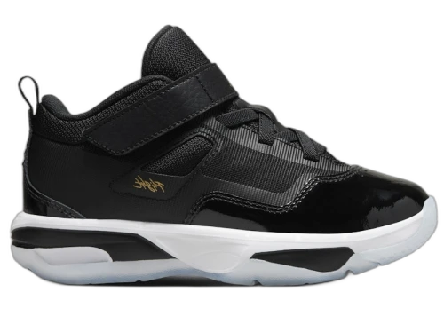 Jordan Stay Loyal 3 Black White Football Grey Metallic Gold (PS)