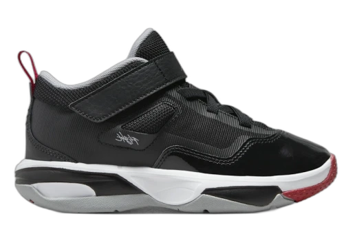 Jordan Stay Loyal 3 Black White Wolf Grey Varsity Red (PS)