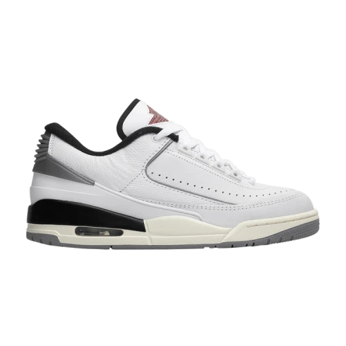 Jordan 2/3 White Black Metallic Silver