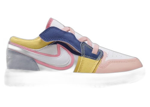 Jordan 1 Low ALT SE White French Blue Topaz Gold Coral Chalk (PS)