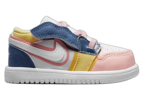 Jordan 1 Low ALT SE White French Blue Topaz Gold Coral Chalk (TD)