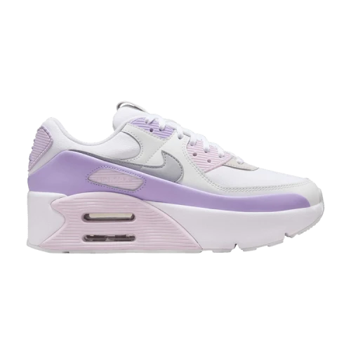 Nike Air Max 90 LV8 White Hydrangeas Summit White Wolf Grey (Women's)