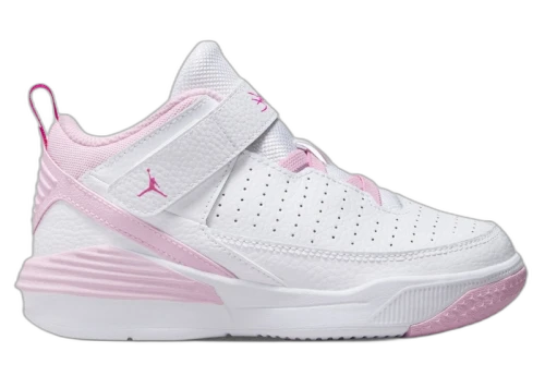 Jordan Max Aura 5 White Fierce Pink Medium Soft Pink (PS)