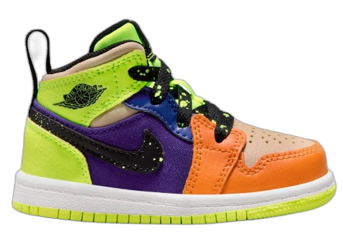 Jordan 1 Mid SE Volt Vivid Orange (TD)
