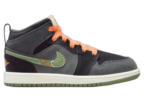 Jordan 1 Mid SE Craft Anthracite Light Olive (PS)