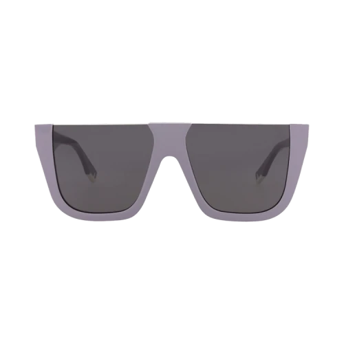 Fendi Shield-Frame Acetate Sunglasses Violet Violet Smoke (FE40136I-62-81A)