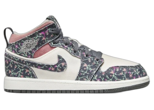 Jordan 1 Mid SE Anthracite Sail Red Stardust (PS)
