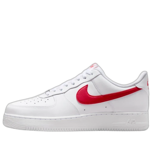 Nike Air Force 1 '07 'White University Red'