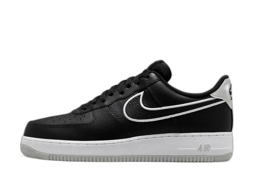 Nike Air Force 1 '07 'Embroidered Swoosh - Black'