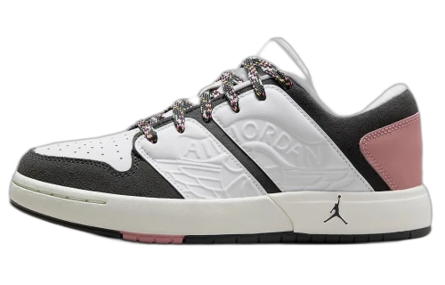Jordan Nu Retro 1 Low White Red Stardust Saturn Gold Anthracite (GS)