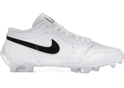 Jordan 1 Low TD Cleat White Black Splatter