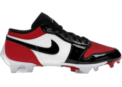Jordan 1 Low TD Cleat Patent Bred Toe