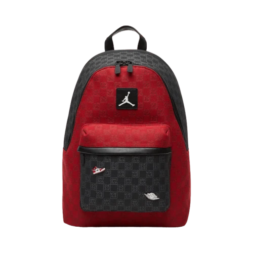 Jordan Monogram Backpack 20L 'Black Red'