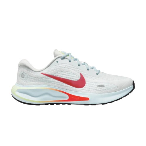 Nike Journey Run Summit White Glacier Blue Barely Volt Bright Crimson (Women's)