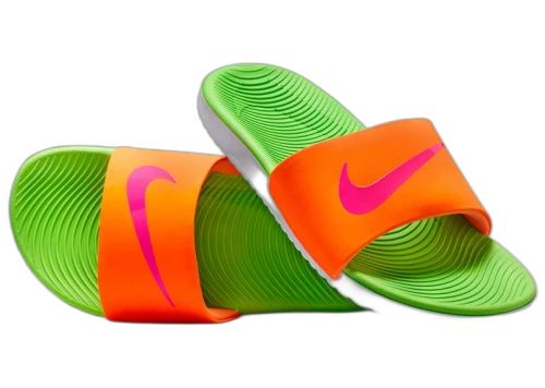 Nike Kawa Slide Total Orange Green Strike Pink (GS)