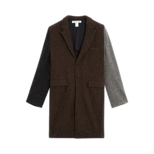 Comme des Garçons SHIRT Knit Woven Jacket 'Brown Mix'