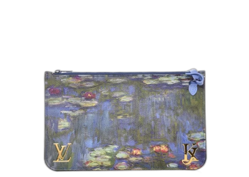 Louis Vuitton x Jeff Koons Pochette Claude Monet Masters MM Lavender Multicolor