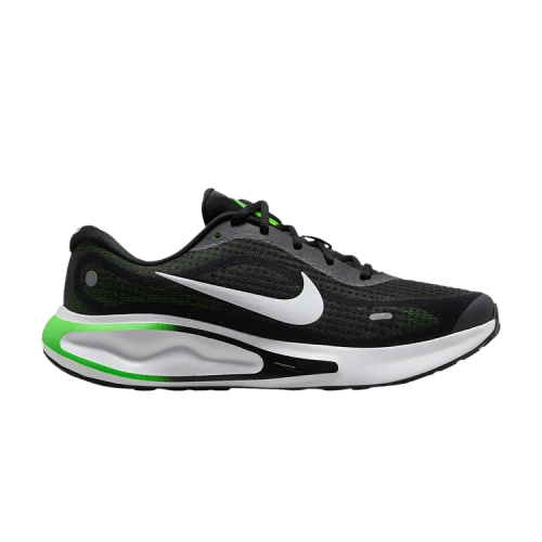Nike Journey Run Black Green Strike Green Shock White