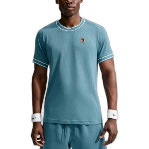 Nike COURT HERITAGE Tennis Tops Men's Smoke Blue Moderate