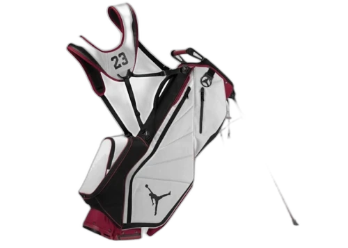 Jordan Fade Away Golf Bag White/Varsity Red