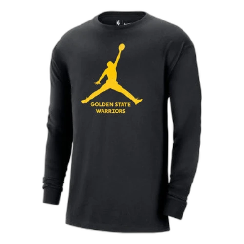 Air Jordan x NBA Golden State Warriors Essential Long-Sleeve T-Shirt 'Black'
