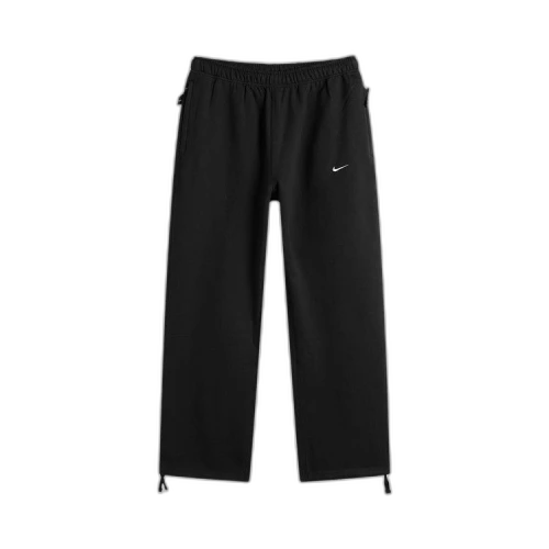 Nike Solo Swoosh Wide Fleece Pant 'Black'