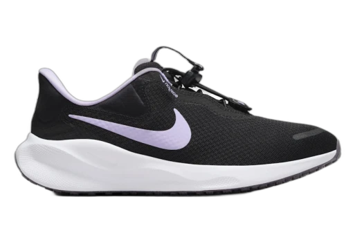 Nike Revolution 7 EasyOn Black White Daybreak Lilac Bloom (Women's)