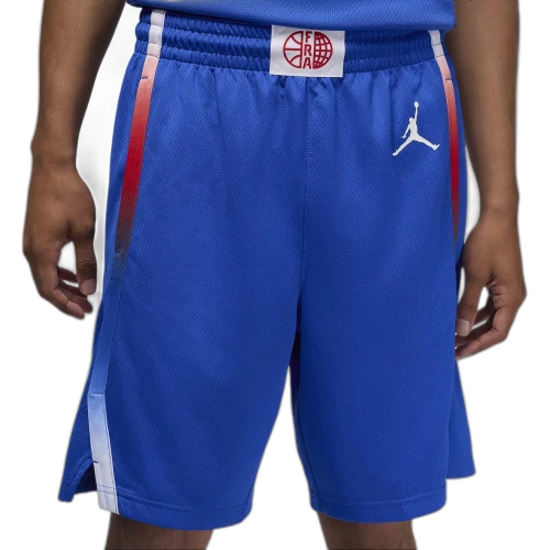 Jordan France Limited Road Basketball Shorts Men's Super Blue