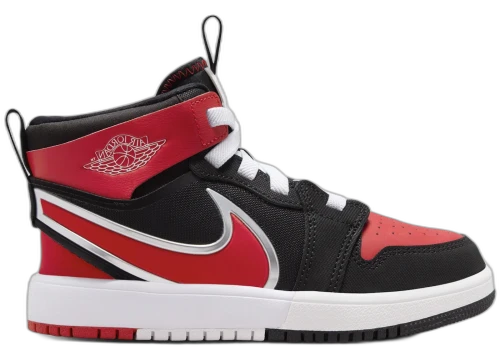 Jordan 1 Mid RM EasyOn Black White University Red (PS)