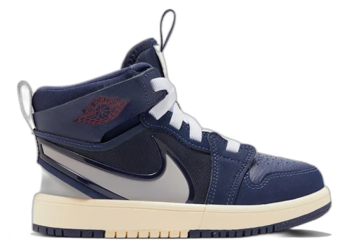 Jordan 1 Mid RM EasyOn Midnight Navy Varsity Red Muslin Atmosphere Grey (PS)