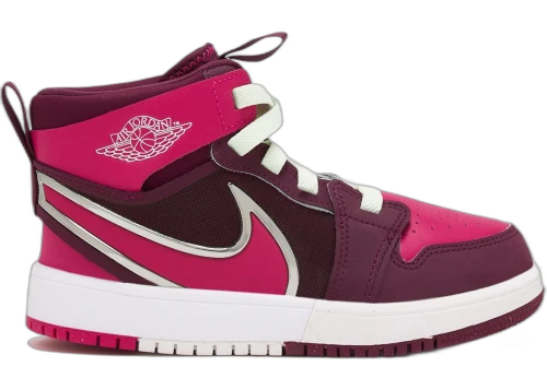 Jordan 1 Mid RM EasyOn Bordeaux White Volt Tint Active Pink (PS)