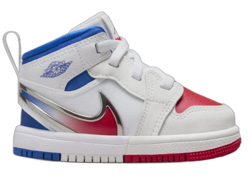 Jordan 1 Mid RM EasyOn White Racer Blue Siren Red (TD)