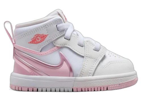 Jordan 1 Mid RM EasyOn White Fire Red Pink Foam (TD)