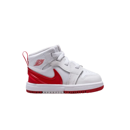 Jordan 1 Mid RM EasyOn White Black University Red (TD)