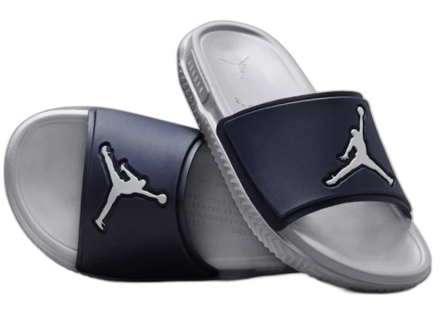 Jordan Jumpman Slide Midnight Navy Cement Grey White (GS)