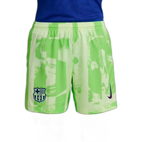 Nike FCDri Fit Barcelona 2024/25 Stadium Third Soccer Bottom Women's Light Yellow / Stone Gray / Vintage