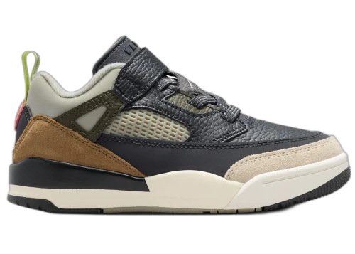 Jordan Spizike Low Anthracite Mango Cargo Khaki (PS)