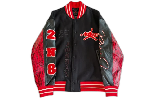 Jordan x Awake NY Varsity Jacket (Asia Sizing) University Red/Black