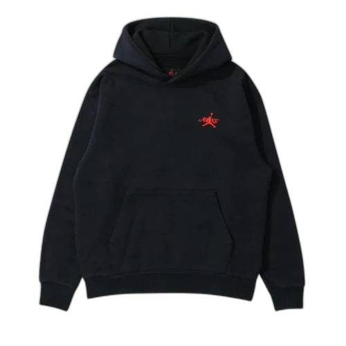 Jordan x Awake NY Fleece Hoodie Black/Sail/University Red
