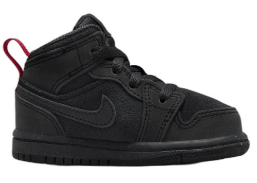 Jordan 1 Mid SE Craft Dark Smoke Grey Varsity Red Black (TD)