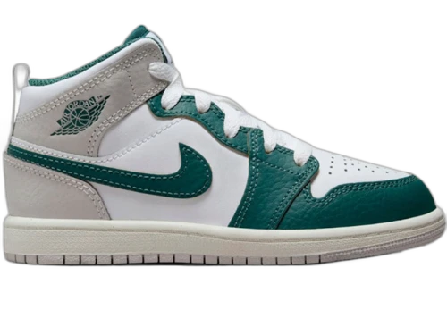 Jordan 1 Mid Oxidized Green (PS)