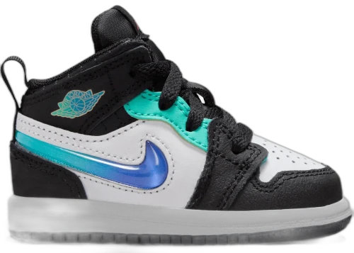 Jordan 1 Mid SE Formula 23 Pack Black White Hyper Jade (TD)