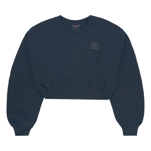 Air Jordan Flight Fleece Cropped Sweatshirt 'Black'